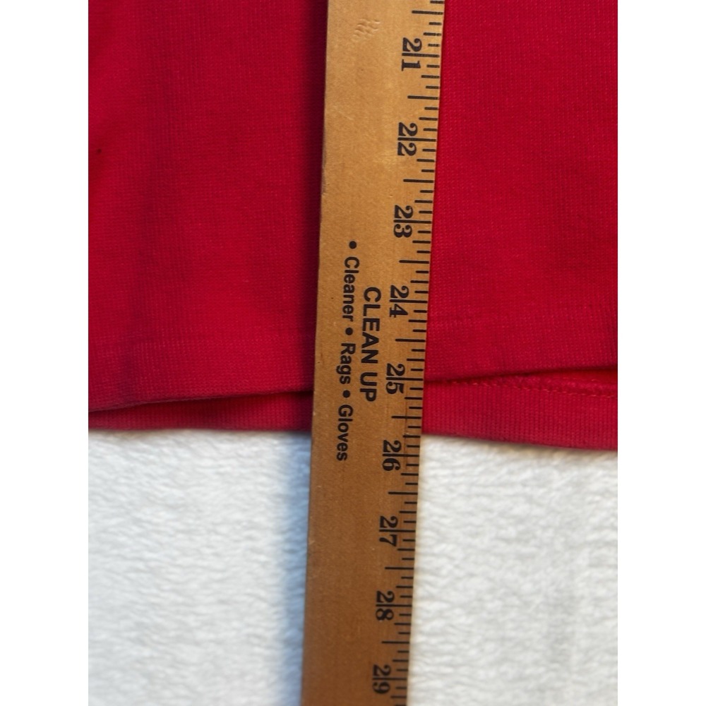 Ralph Lauren Polo Sweater Mens Large Red Pony Knit Pullover Zip Sweatshirt Faded - Picture 6 of 9